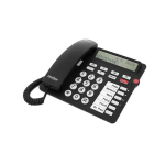 Tiptel lauatelefon Black