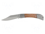 Knife | universal | 60mm | Material: stainless steel | folding
