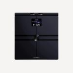 Vannitoakaal Withings BodyFit &ndash; nutikas kaal tsoonilise kehamassi anal&uuml;&uuml;si, ainevahetuse ja s&uuml;dame tervise anal&uuml;&uuml;siga (WBS16-Black-All-Int)