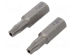 Screwdriver bit | Torx&reg; with protection | T20H | Overall len: 25mm