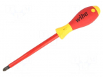 Screwdriver | insulated | Phillips | PH3 | Blade length: 158mm | 1kVAC