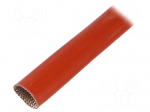 Insulating tube | Mat: glass fibre coated with silicone rubber