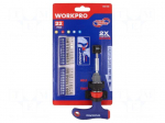 Kit: screwdrivers | Phillips,Torx&reg;,Allen hex key,slot