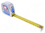 Measuring tape | L: 5m | Width: 25mm | Enclos.mat: ABS