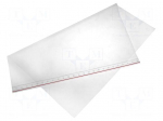 Self-seal bag | L: 550mm | Width: 550mm | Thick: 45um | polyetylene