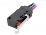 Microswitch SNAP ACTION | with lever with roller simulation