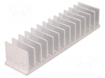 Heatsink: extruded | grilled | L: 40mm | W: 165mm | H: 35mm | aluminium