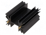 Heatsink: extruded | SOT32,TO220,TO3P | black | L: 50.8mm | 5.3K/W
