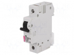 Circuit breaker | 230VAC | Inom: 20A | Poles: 1 | DIN | Charact: B | 10kA