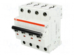 Circuit breaker | 400VAC | Inom: 25A | Poles: 4 | DIN | Charact: B | 6kA