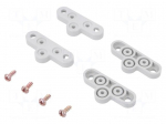 Set of wall holders | plastic | Application: for enclosures | Pcs: 4
