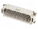 Connector: HDC | male | C146,heavy|mate D | PIN: 64 | 64+PE | size E24