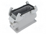 Enclosure: for rectangular connectors | Han | size 16B | high | PG21