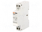 Contactor: 2-pole installation | NO x2 | 220&divide;230VAC | 220&divide;230VDC