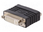 Adapter | DVI-I (24+5) socket,both sides | Colour: black