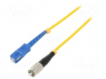 Fiber patch cord | FC/UPC,SC/UPC | 1m | LSZH | Optical fiber: 9/125um