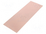 Laminate | CEM3 | 1.5mm | L: 100mm | W: 280mm | Coating: copper