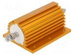 Resistor: wire-wound | with heatsink | screw | 8&Omega; | 250W | &plusmn;1% | 50ppm/&deg;C