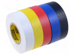Tape: electrical insulating | W: 19mm | L: 18m | Thk: 0.18mm | PVC film