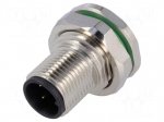Socket | M12 | PIN: 4 | male | A code-DeviceNet / CANopen | THT | IP67