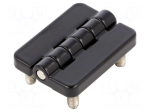 Hinge | Width: 40mm | zinc and aluminium alloy | natural | H: 54mm