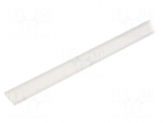 Profiles for LED modules | white | L: 2m | FIX16 | aluminium | surface