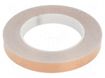 Tape: electrically conductive | ESD | L: 33m | W: 15mm | Thk: 50um
