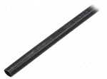 Heat shrink sleeve | glued | 4: 1 | 11mm | L: 1.2m | black