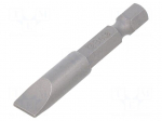 Screwdriver bit | slot | 8x1.2mm | 1/4" | Overall len: 50mm