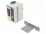 Switch Ethernet | managed | Number of ports: 18 | 12&divide;48VDC | RJ45 | EKI