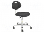 Chair | ESD | Seat dim: 440x465mm | Back dim: 310x420mm | 525&divide;710mm