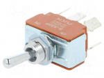 Switch: toggle | Pos: 2 | DPDT | ON-ON | 15A/250VAC | 20A/30VDC | S