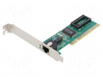 PC extension card: PCI | PCIe,RJ45 socket | chipset RTL8139C