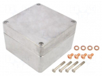 Enclosure: multipurpose | X: 140mm | Y: 140mm | Z: 90mm | 1590Z | natural