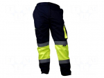 Dungarees | Size: XL | navy blue | warning