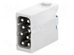 Connector: HDC | module | male | 16A | 400V | Han-Modular&reg; | PIN: 8