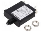 Circuit breaker | Urated: 240VAC | 28VDC | 2.5A | SPST + SPDT | Poles: 1