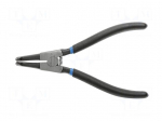 Pliers | for circlip | internal | 19&divide;60mm | Pliers len: 180mm | angular