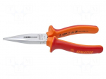 Pliers | side,cutting,half-rounded nose | 170mm | 508/1VDEBI