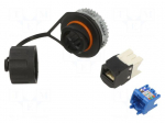 Connector: RJ45 | socket | PIN: 8 | Cat: 6a | unshielded | 8p8c | IP67