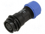 Connector: circular | plug | female | PIN: 2 | IP67 | SY17 | 10A | 500V