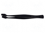 Tweezers | Blade tip shape: shovel | Tweezers len: 105mm | ESD