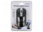 Mouse | black,grey | USB A | wireless,optical | DPI change button