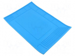 Soldering mat | 297x210mm | silicone | Resistance to: temperature