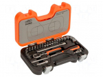 Wrench-set | 6-angles,socket spanner | Chrom-vanadium steel | 1/4"