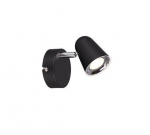 Trio Toulouse LED spotlight 1-pc matt black gaismeklis R82121132 4017807425130