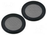 Loudspeaker grille | 130mm | metal | 2pcs.