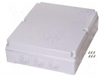 Enclosure: junction box | X: 380mm | Y: 460mm | Z: 130mm | wall mount