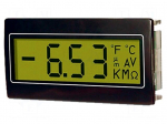 Meter: multifunction | digital,mounting | on panel | LCD | 3,5 digit