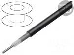 Wire: coaxial | RG223 | wire | Cu | PVC | black | 100m | &Oslash;cable: 5.4mm